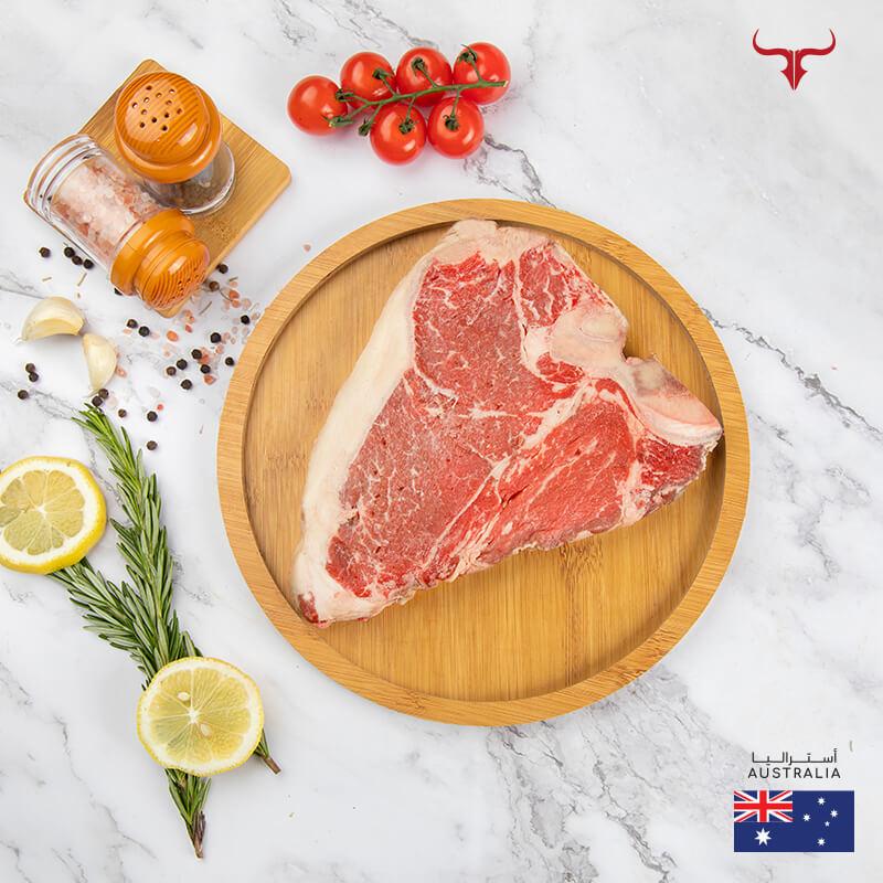 Muscat Livestock Australian Grass-fed Beef AUS Grass-Fed Beef T-Bone Steak x 1 steak