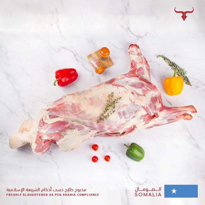 Muscat Livestock Fresh Somali Lamb SOM Fresh Whole Lamb Carcass 10-12 Kg