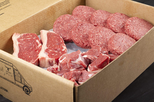 Muscat Livestock MLS BOX MLS Burger, Steak and Mishkak Box