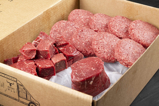 Muscat Livestock MLS BOX MLS Wagyu Mishkak and Burger Box