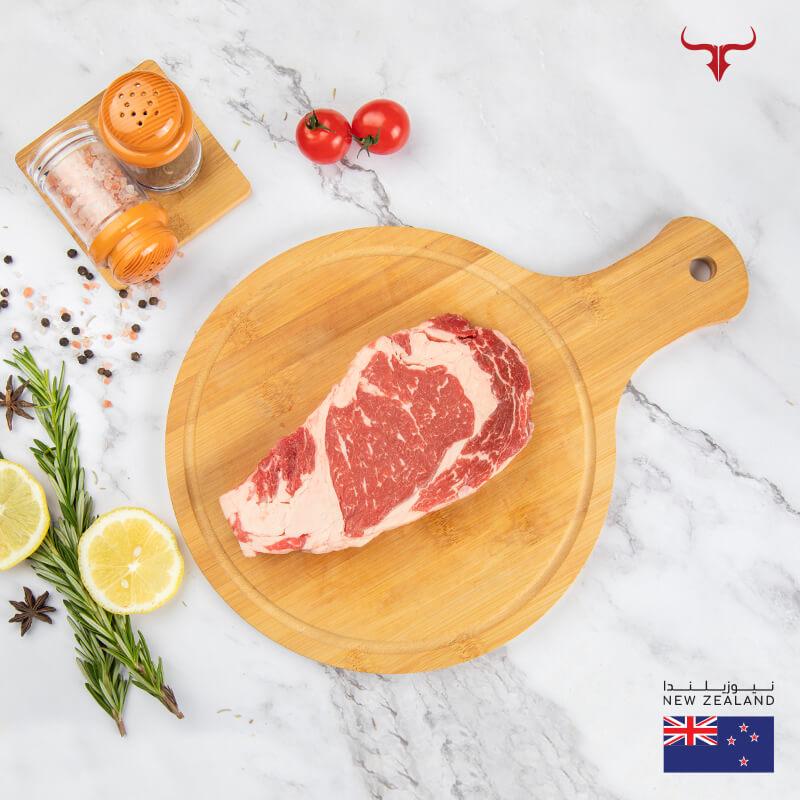 Muscat Livestock New Zealand Grass-fed Beef 1 steak of 250gm NZ Grass-Fed Beef Ribeye Steak