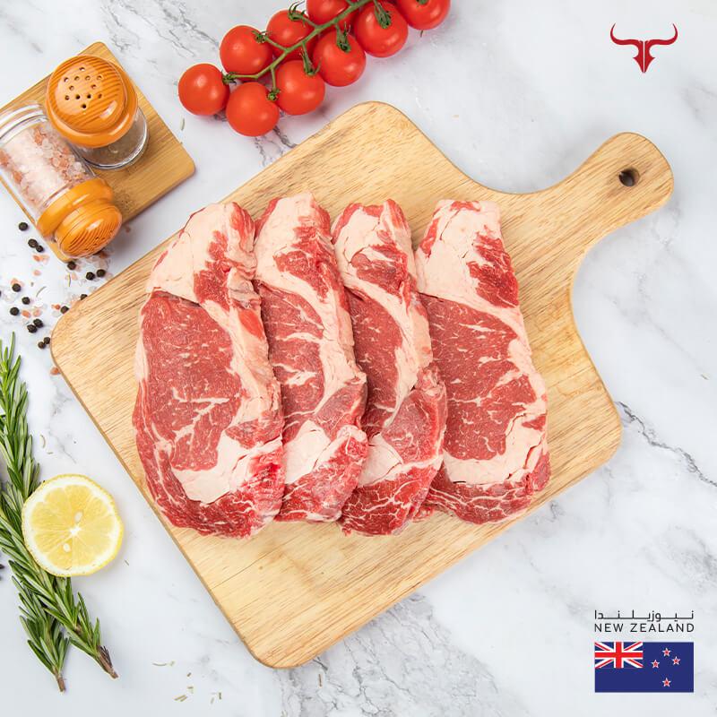 Muscat Livestock New Zealand Grass-fed Beef 4 steak offer NZ Grass-Fed Beef Ribeye 250gm x 4