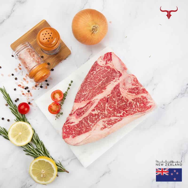 Muscat Livestock New Zealand Grass-fed Beef NZ Grass-Fed Beef T-Bone Steak x 1 steak