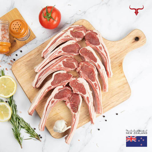 Muscat Livestock New Zealand Lamb NZ Bone-in Lamb Ribs Standard Chops 6-7 pieces - 1 kg