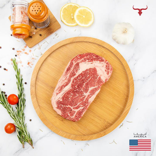 Muscat Livestock US Choice Beef 1 steak of 250gm US Choice Black Angus Beef Ribeye Steak MB2+